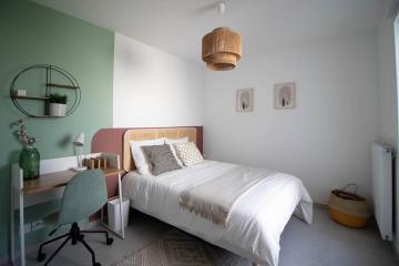 Coliving - Villeurbanne - Lyon - Chambre accueillante de 12 m² à louer à Villeurbanne - LYO33