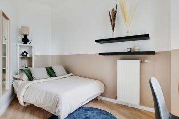 Coliving - Paris - Paris - Louez cette chambre tout en simplicité de 9 m² en coliving à Paris - PA92